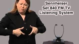 Sennheiser Set 840 FM TVAudio Listening System  Product SKU SENN840 [upl. by Eddie]