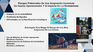 Asignación de precios y gastos operacionales en el costo [upl. by Kondon]