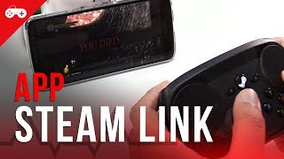 Steam Link app  jogando os games do seu PC no celular [upl. by Corbet]