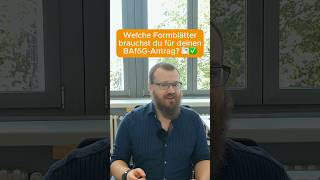 Welche Formblätter brauchst du für deinen BAföGAntrag 📑✅ shorts bafög studieren [upl. by Retepnhoj]