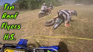 Tin Roof Flyers Hare Scramble  Dirt Bike Bike Racing in the Woods [upl. by Abehshtab]