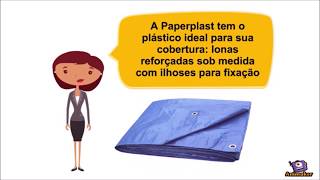 Lona para Cobertura PAPERPLAST [upl. by Etteiram]