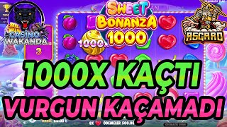 🍭SWEET BONANZA 1000 YENİ OYUN 🍭1000x KAÇTIII  SLOT OYUNLARI big bass bonanza gates of olympus 1000x [upl. by Suirauqed6]