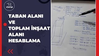 Taban Alanı ve Toplam İnşaat Alanı Hesabı   biŞantiye [upl. by Matta]