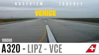 PILOT EYE VENICE A320 Cockpit Takeoff HD [upl. by Divadnhoj]