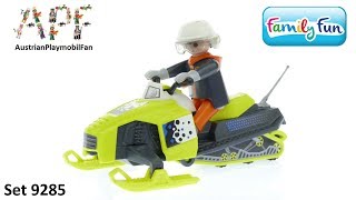 Playmobil Family Fun 9285 Schneemobil  Playmobil Build Review [upl. by Enened]