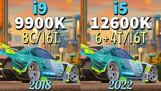 i5 12600K vs i9 9900K  Test in 8 Games [upl. by Adoh]