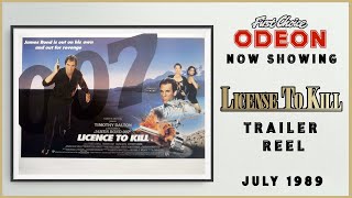 LICENCE TO KIll July 1989 Odeon Cinema Trailer Reel  Home Cinema [upl. by Welton987]