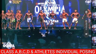 2024 Amateur Olympia Las Vegas Mens Physique Class ABCD Pre Judging  Mr Olympia 2024 [upl. by Ayotak]