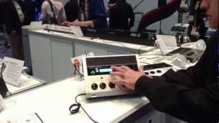 Kraft Music  Roland CD2U amp SD2U Portable Recorder Demos at NAMM 2013 [upl. by Furr89]