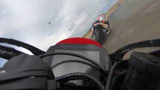 Onboard Iberia circuit Almería amp Andalucia Kawasaki zx10rr March 2020 [upl. by Armmat]