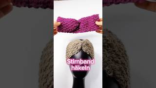 “Neues Stirnband für Häkelanfänger crochet häkeln [upl. by Turrell]