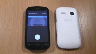 Alcatel ONETOUCH POP C2 4032D black white incoming call [upl. by Marijane]