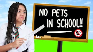 NO PETS ALLOWED IN ADOPT ME SCHOOL [upl. by Yorgen]