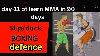 learn MMA day11 boxin defence boxing muaythai [upl. by Adav]