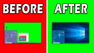 How to Change Taskbar Color to Overall Theme Color in Windows 10 [upl. by Hubsher]