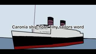 Caronia ship horn Tiny sailors world [upl. by Arakal]