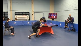 Westchester Table Tennis Center October 2020 Open Singles Final  Adar Alguetti vs Jon Ebuen [upl. by Beckerman]