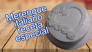 Merengue italiano receta especial Pastelería en casa [upl. by Acissev]