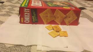 Pizza flavored cheezit review [upl. by Dlonyar]