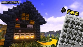 Charcoal FARM Minecraft 120 Java amp PE [upl. by Maxi]