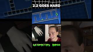 Geometry Dash 2 2 Worlds Smallest Violin REACTION [upl. by Ellainad]