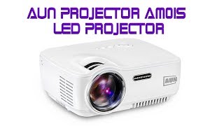 AUN Projector AM01S LED Projector  Review 1st [upl. by Akelahs388]