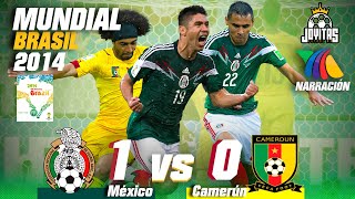 Cuando la Selección Mexicana sí sabía anotar en mundiales 😥 México vs Camerún 🏆 Brasil 2014 [upl. by Kellie]