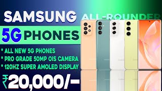 Top 5 Samsung 5G Phone Under 20000 in India 2023  8GB128GB  50MP OIS  Samsung 5g phone under 20k [upl. by Aisatnaf631]