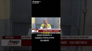 DIDIER BIDIMBU MINISTRE DES TOILETTE SELON NDEKO DAVID [upl. by Esten]