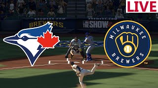 🔴LIVE MLB🔴Toronto Blue Jays VS Milwaukee Brewers MLB LiveJune 10 MLB THE SHOW 2024 [upl. by Yasibit]