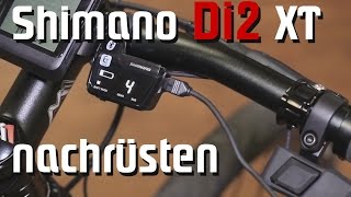 Teil 1 Einbau elektron Shimano Di2 XT Schaltung 11fach Pedelec [upl. by Aenahs]