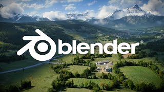 Create Realistic Environments With Blender [upl. by Assertal]