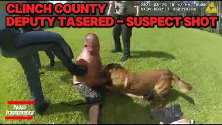 Clinch County Deputy Tasered  Suspect Shot [upl. by Gretel]