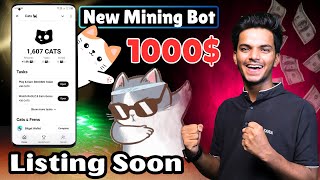 New Mining app 2024  new mining app  new mining app today  new mining bot  cats mining bot [upl. by Neiht83]