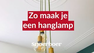 Hoe maak ik een hanglamp  Snoerboer [upl. by Burg222]