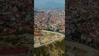 Kalaja dhe qyteti i Prizrenit🫶 drone prizren kosova city beautiful [upl. by Caines]