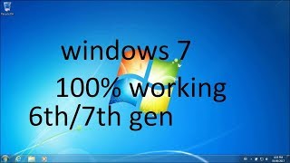 HOW TO INSTALL WINDOWS 7 32BIT64BIT ON YOUR 6TH7TH GEN COMPUTER 2017 [upl. by Byler]