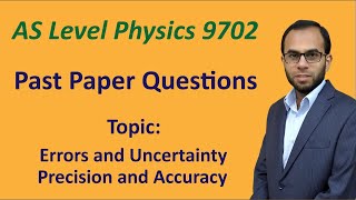 Past Paper Questions Error and Uncertainty A Level Physics  Physical Quantities and Units [upl. by Binnie]