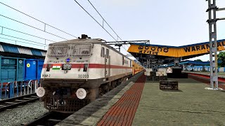 Indian Railway Train Simulator Full Journey on 17201 Golconda Express from Warangal to Aler [upl. by Yacov550]