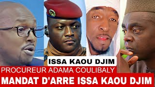 ISSA KAOU DJIMMANDAT DARRÊT PROCUREUR ADAMA COULIBALY BURKI [upl. by Dichy696]