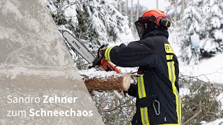 Schneechaos im RheingauTaunus Die Aufräumarbeiten laufen [upl. by Ramso]