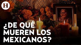 INEGI reveló las principales causas de muerte en México [upl. by Olaznog]