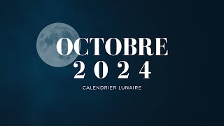 Calendrier Lunaire  Cheveux Ongles amp Épilation  Octobre 2024 [upl. by Iggie330]