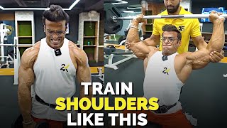 The Only Shoulder Workout You Need To Watch  Yatinder Singh [upl. by Bennion331]