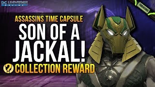 DCUO quotSon of a Jackalquot Collection Reward  The Jackal Mask  Assassins Time Capsule [upl. by Aldora200]