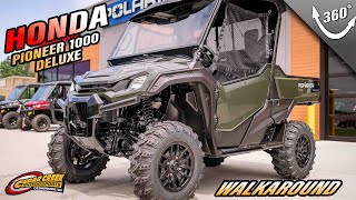 Walkaround  2024 Honda® Pioneer 1000 Deluxe [upl. by Adeehsar368]