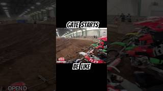 Gate Starts Be Like arenacross racing motorcycle trending supercross viral [upl. by Nneb]