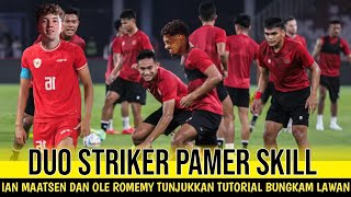 AKHIRNYA GABUNG LATIHAN  IAN MAATSEN DAN OLE ROMENY BERI RUTORIAL PATAHKAN PERTAHANAN LAWAN [upl. by Connel]