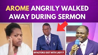 APOSTLE AROME OSAYI GOT ANGRY DROPPED MICROPHONE AND LEFT PULPIT DURING SERMON [upl. by Jezabel998]